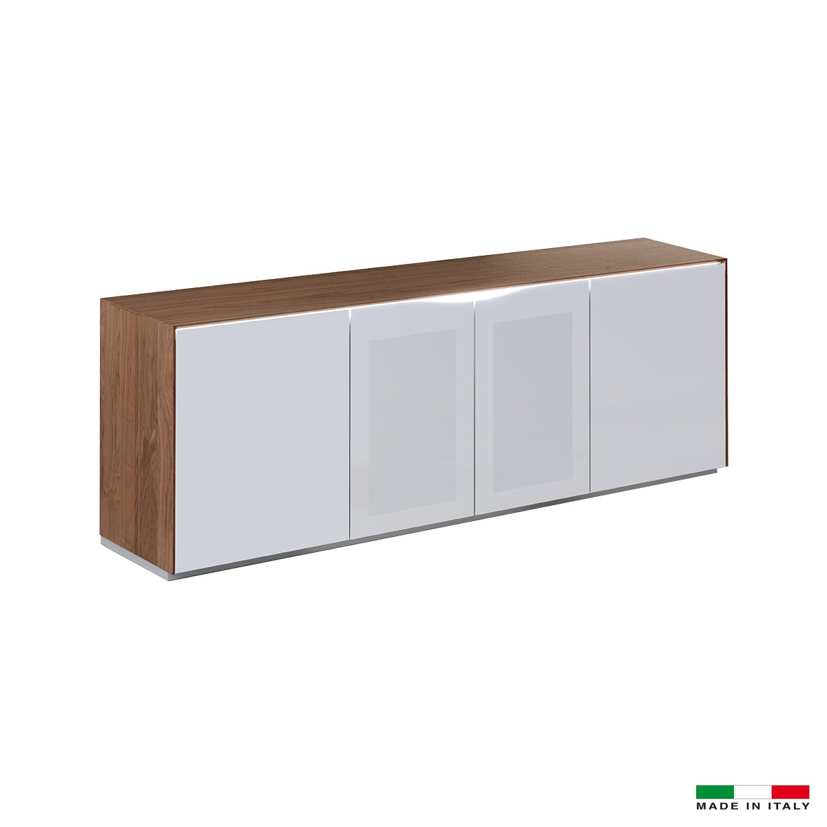 Michele TV WAL WHT tv stand Bellini Modern Living